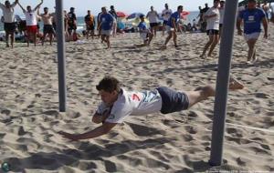 Jaume Andreu. Imatge del partit dels Rugby Crew