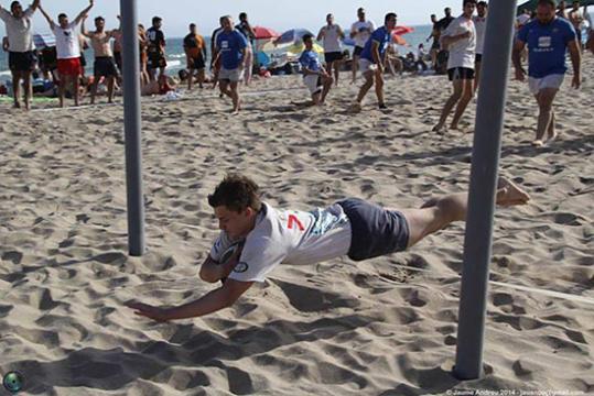Jaume Andreu. Imatge del partit dels Rugby Crew