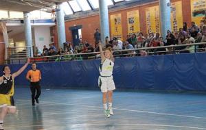 Imatges del partit del Sènior femení del CB Sitges