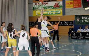 Imatges del partit del Sènior femení del CB Sitges