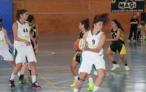 Imatges del partit del Sènior femení del CB Sitges