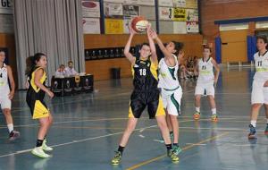 Imatges del partit del Sènior femení del CB Sitges