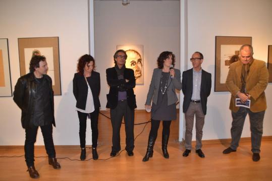 Ajuntament de Sitges. Inauguració de la primera Retrospectiva dAnna Monzó a Sitges