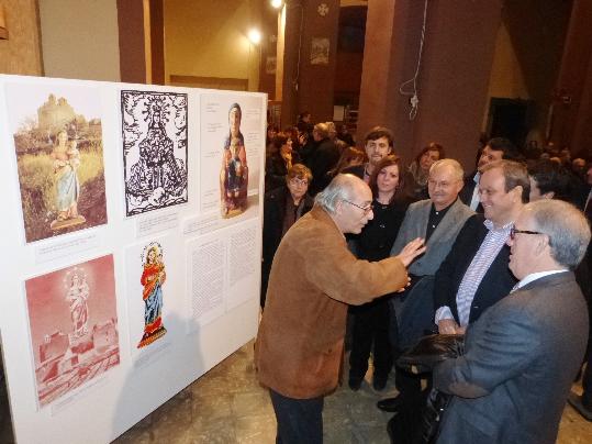 Ajuntament de Calafell. Inauguració de lexposició sobre la Mare de Déu, que dóna inici a la celebració extraordinària de la Festa Major de la Candele