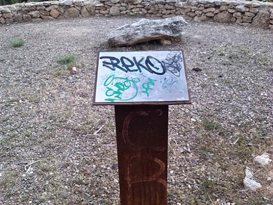 ICV Vendrell. Incivisme a les restes arqueològiques 