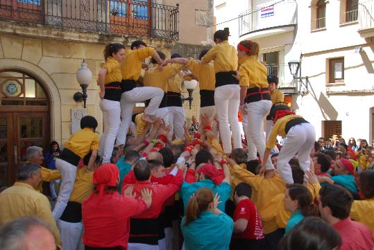 Maite Gomà. Inici de la temporada castellera de 2013 al Vendrell