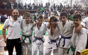 Eix. Integrants de l'equip del Judo Vilafranca