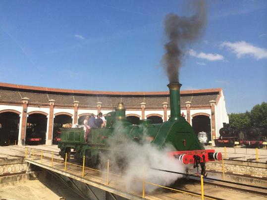 Museu del Ferrocarril. Ja està tot a punt perquè els primers diumenges de mes es pugui tornar a veure l'encesa del Tren del Centenari