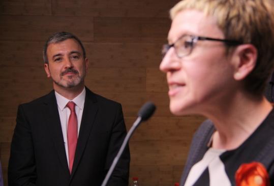PSC. Jaume Collboni i Carmen Andrés