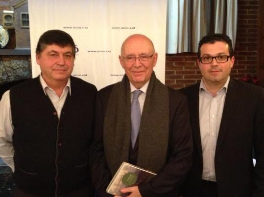 Eix. Joan Rigol al sopar d'Unió del Penedès