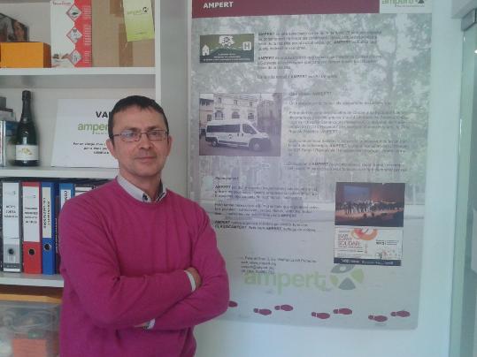 Roger Vives. Joan Ríos, president d'Ampert