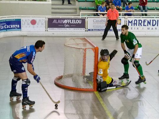 CP Vilafranca. Joan Vázquez, ha fet dos gols al pavelló de les Casernes