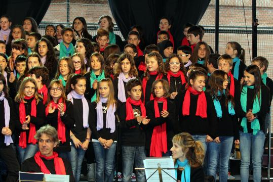 Ajt Sant Sadurní d'Anoia.  La Cantata dels alumnes de 6è de primària de Sant Sadurní