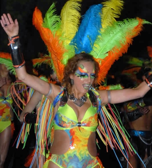 EIX. La colla del Club Natació al carnaval de 2013