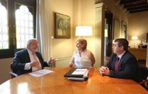Ajt Sant Sadurní d'Anoia. La Diputació de Barcelona rep la nova alcaldessa de Sant Sadurní 
