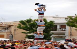 La Jove de Vilafranca, sisena colla al Concurs de Castells de 7 de Torredembarra