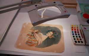 CC Garraf. La Masia den Cabanyes torna a exposar dues sèries de quadres que estaven en procés de restauració