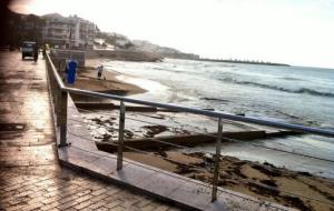 Ignasi Garrigó. La platja de Sitges, després de la tempesta del 4 de juliol