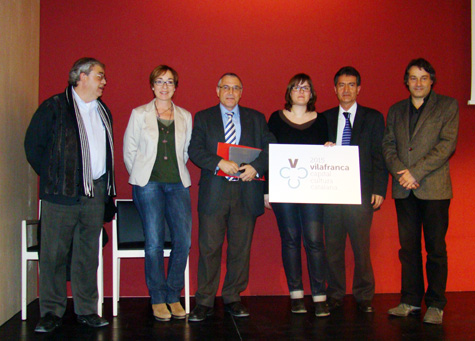 Ajuntament de Vilafranca. Laia Martí, autora del logotip de Vilafranca 2015
