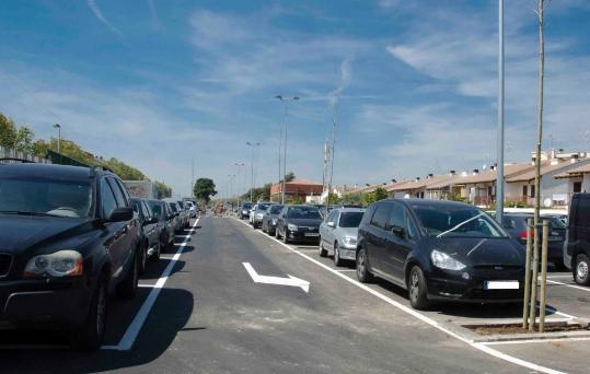 Ajuntament de Calafell. LAjuntament de Calafell finalitza la pavimentació de laparcament del Blanquet