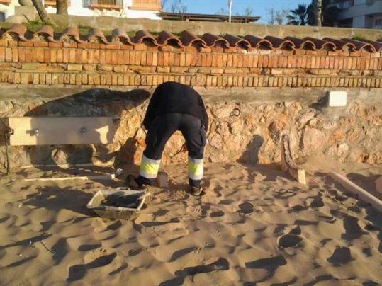 Ajuntament de Sitges. LAjuntament posa a punt les platges de Sitges