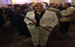 Lalcaldessa de Sant Sadurní a lacte El món local dóna suport al 9N 
