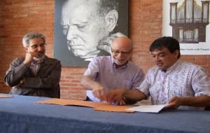 Ajuntament del Vendrell. LAuditori Pau Casals signa un conveni de col·laboració amb lOrquestra Camerata XXI