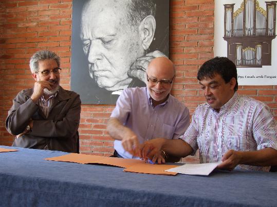 Ajuntament del Vendrell. LAuditori Pau Casals signa un conveni de col·laboració amb lOrquestra Camerata XXI