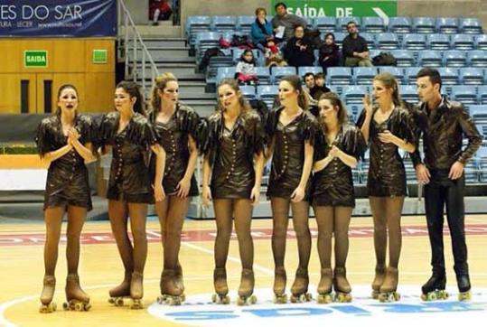 Eix. L'equip de la Fundació al Campionat d'Espanya de Xous a Santaiago de Compostela