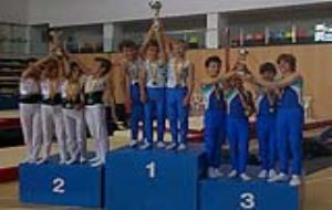 Les gimnastes de la Fundació