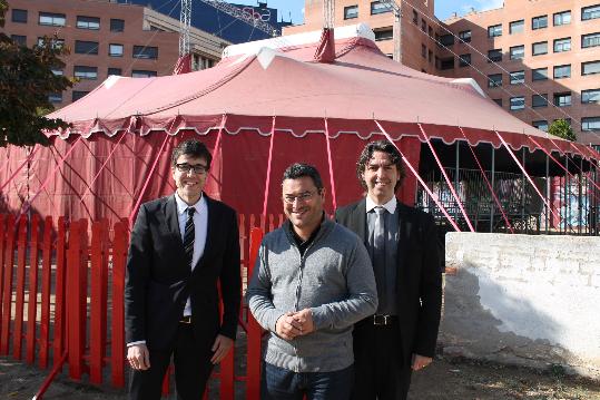 Generalitat de Catalunya. Les obres d'instal·lació de La Vela Centre de Creació i Residència per a Circ continuen a bon ritme