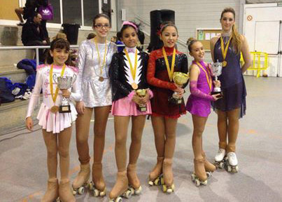 Eix. Les patinadores de la Fundació