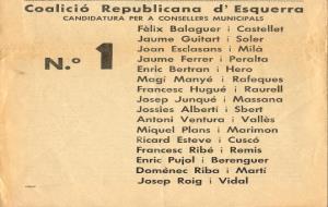 EIX. Les  primeres eleccions democràtiques