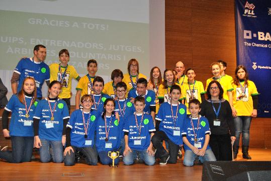 Ajt Sant Sadurní d'Anoia. L'escola Vedruna El Carme, Premi al millor projecte científic de Robòtica First Lego League