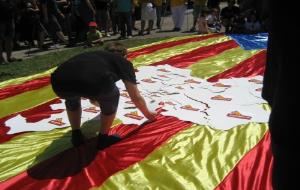 Lluïda presentació a Olèrdola dels 27 grups locals de lANC formats a la comarca