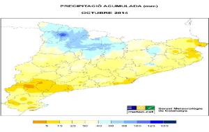 L'octubre ha estat dels més càlids del darrer segle a Catalunya, i molt sec al litoral
