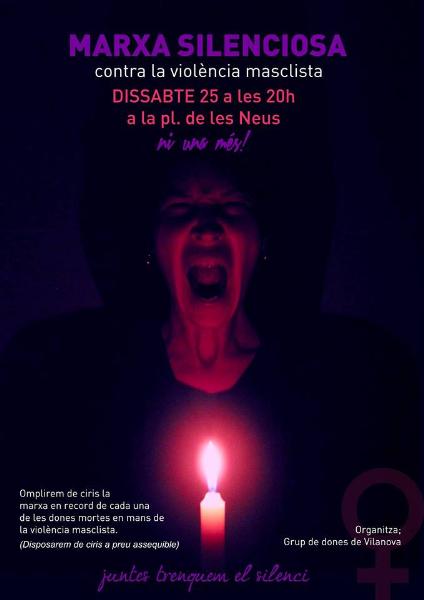 EIX. Manifestació silenciosa en contra de la violència de gènere