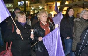 Manifestació silenciosa en contra de la violència de gènere