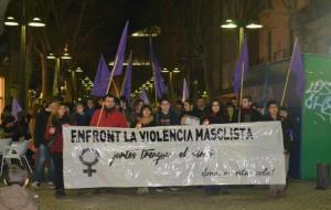 Manifestació silenciosa en contra de la violència de gènere