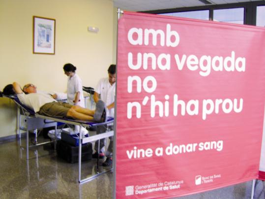 CSG. Marató de donació de sang de Nadal al Sant Camil