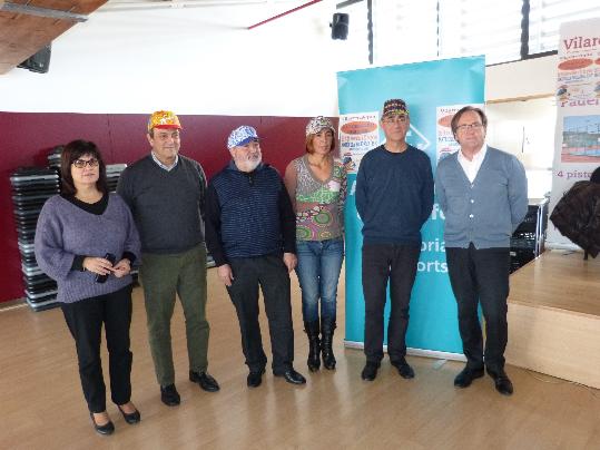 Ajuntament de Calafell. Maria Verge, Joan Olivella, Antonio Morales, Maite Gonzàlez, Miguel Javaloy i Francisco Clavero