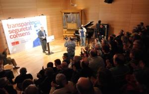 PSC. Martí Carnicer durant un acte de campanya