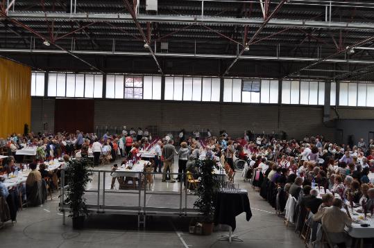 Ajuntament de Vilafranca. Més de 650 persones assisteixen al berenar de la Gent Gran de Vilafranca