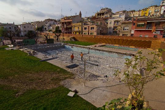 Ajuntament de Gelida. Millores a la piscina de Gelida per millorar la seva eficiència