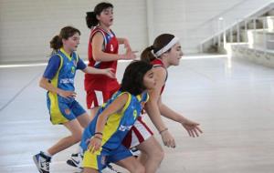 Mini femení A del CB Samà