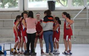 Mini femení A del CB Samà