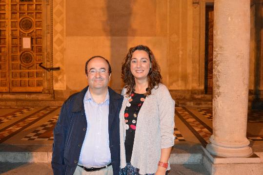 PSC. Miquel Iceta i Susanna Mérida,