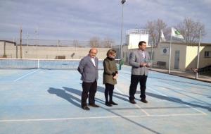 Ajuntament de Cubelles. Nova pista de tennis de Cubelles