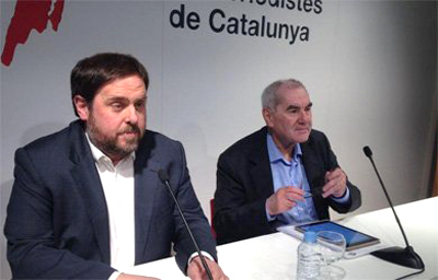 ERC. Oriol Junqueras i Ernest Maragall