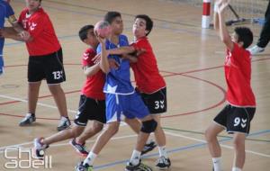 Partit cadet masculí del CEHV contra el Barberà